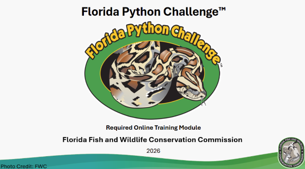 2026 florida python required online training